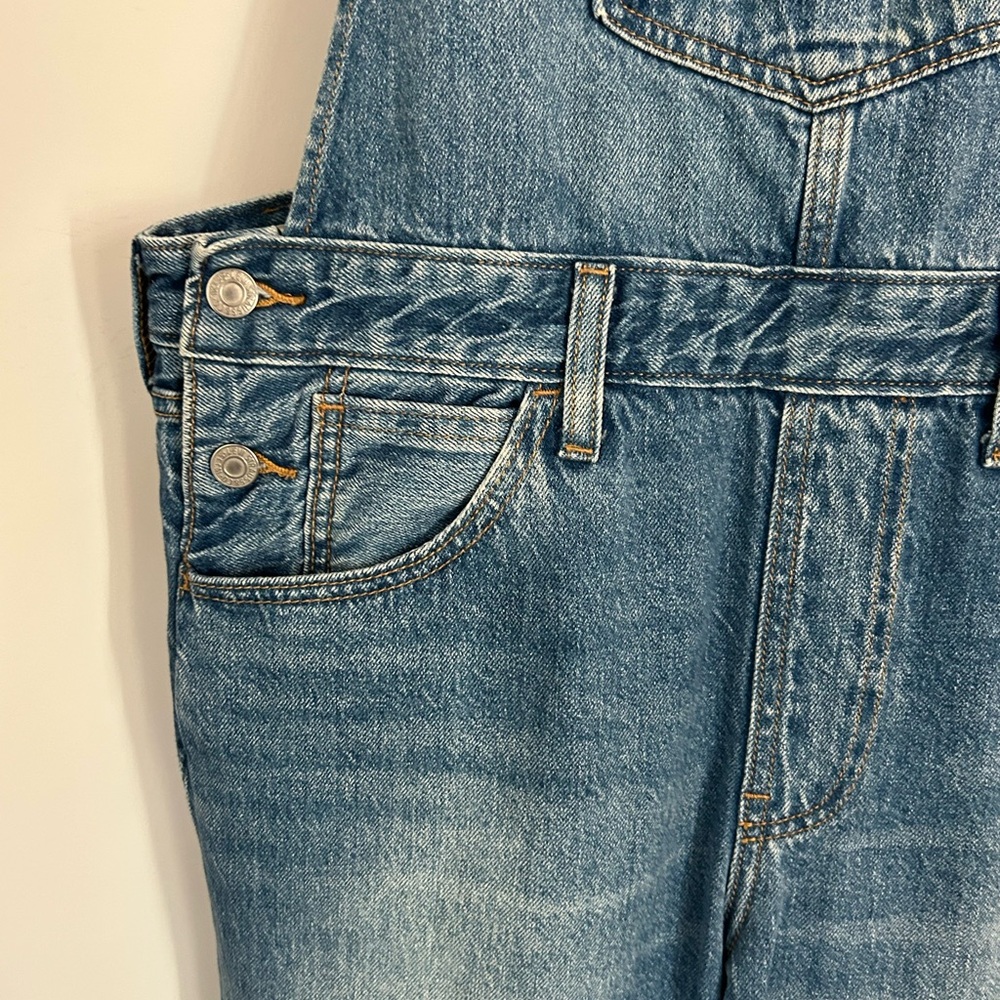 Levi’s Blue Denim Overalls - Picture 4 of 9